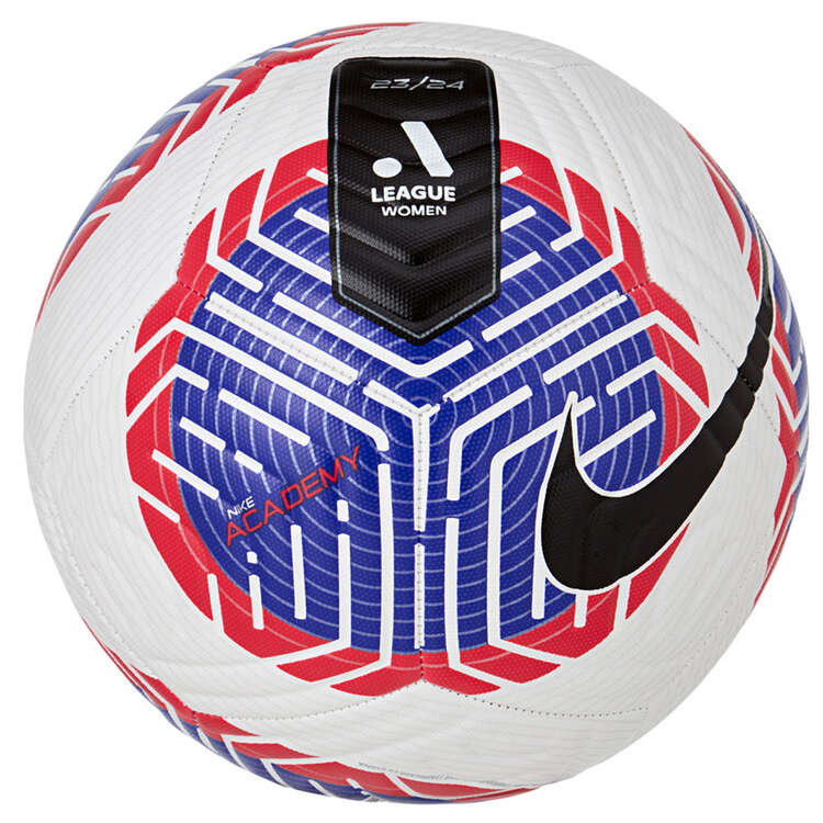 Nike A-League Academy 2023/24 Soccer Ball, White, rebel_hi-res