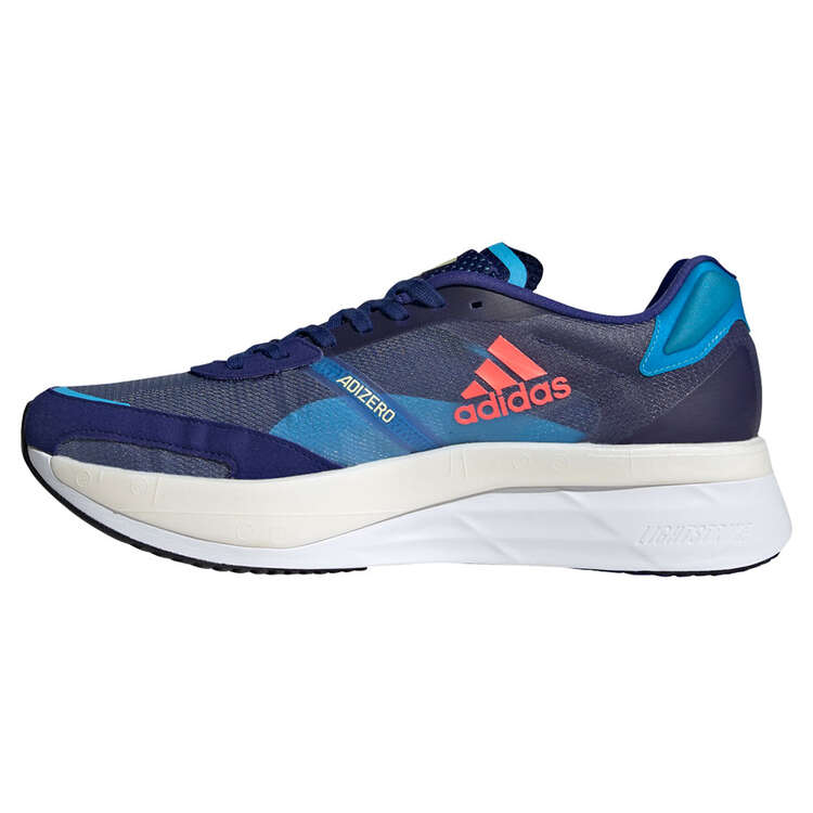 adidas Adizero Boston 10 Mens Running Shoes Navy/Blue US 8, Navy/Blue, rebel_hi-res