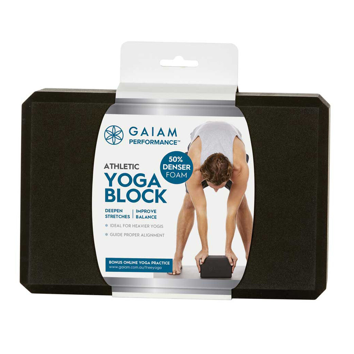 Gaiam Athletic Yoga Block | Rebel Sport