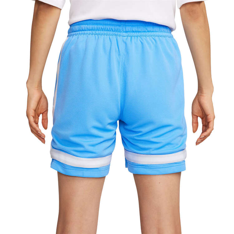 Nike Womens Fly Crossover Basketball Shorts Blue S, Blue, rebel_hi-res
