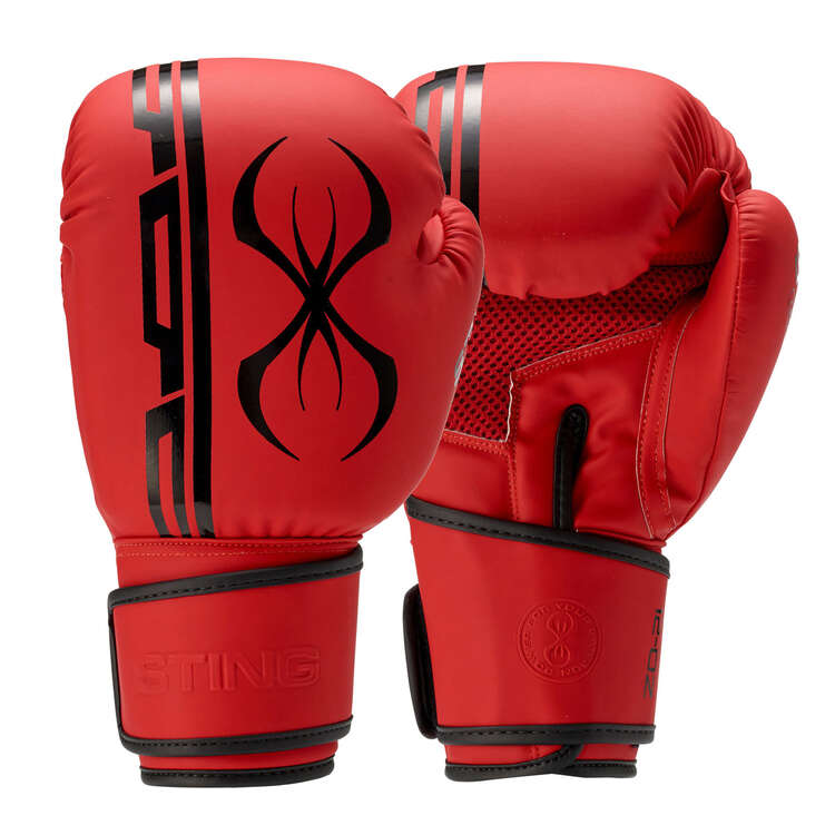Sting Armaplus Boxing Gloves, Red, rebel_hi-res