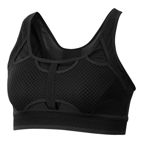 Nike Womens UltraBreathe Medium Support Sports Bra Black XS, Black, rebel_hi-res