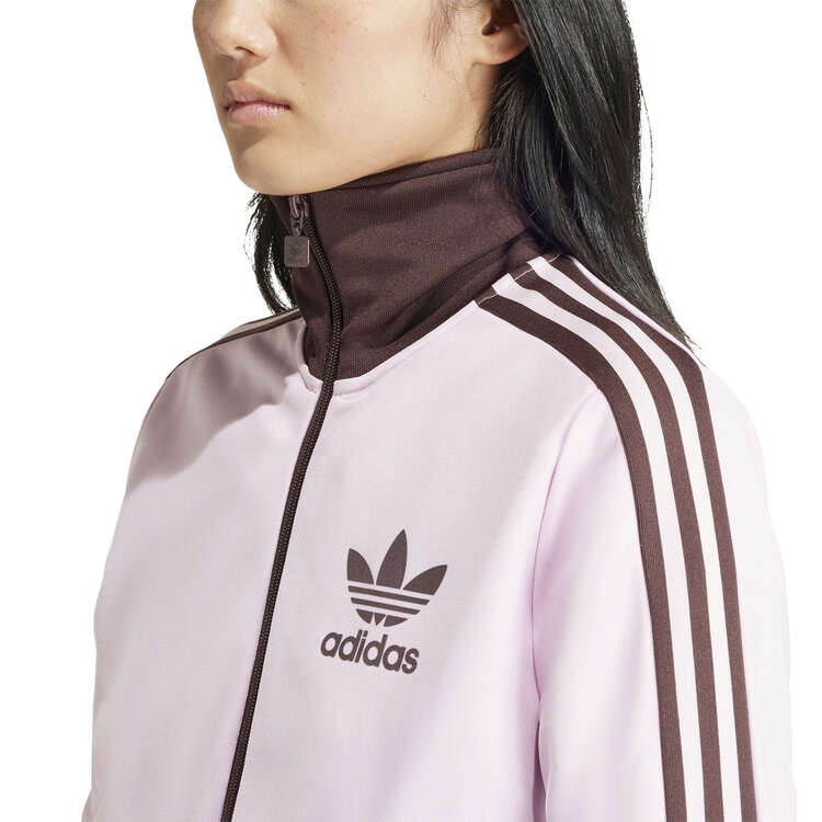 adidas Originals Womens Beckenbauer Track Jacket Pink M, Pink, rebel_hi-res