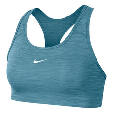 Nike Womens Swoosh Medium Support Sports Bra Blue XS, Blue, rebel_hi-res