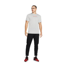 Nike Pro Mens Dri-FIT Training Tee, Grey, rebel_hi-res