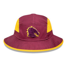 Brisbane Broncos 2021 New Era Official On Field Bucket Hat Maroon M / L, Maroon, rebel_hi-res