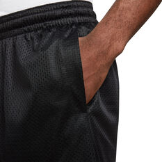 Nike Mens Dri-FIT KD Mid-Thing Basketball Shorts, Black/White, rebel_hi-res