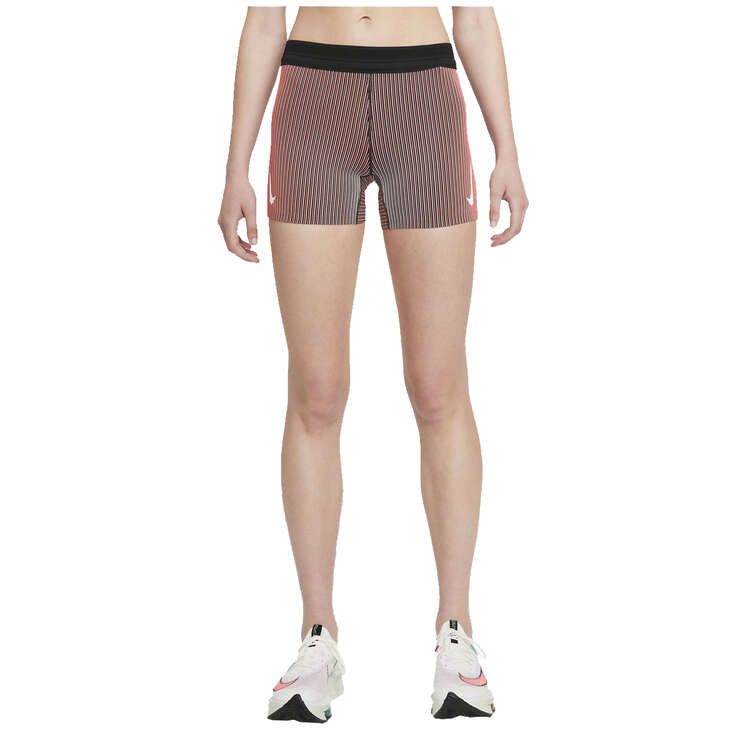 Nike Womens Dri-FIT AeroSwift Running Shorts Pink XL, Pink, rebel_hi-res