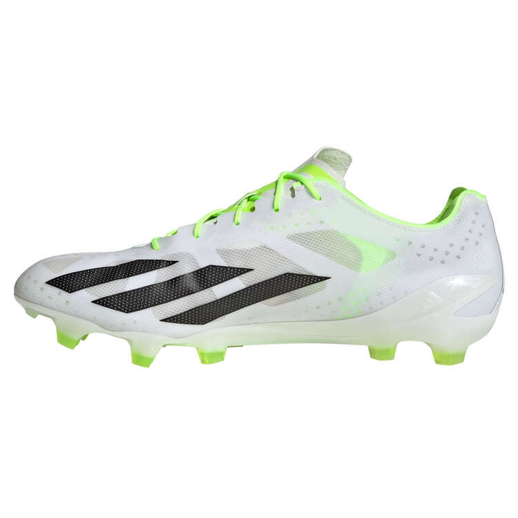 adidas X Crazyfast+ Football Boots White/Black US Mens 11.5 / Womens 12.5, White/Black, rebel_hi-res