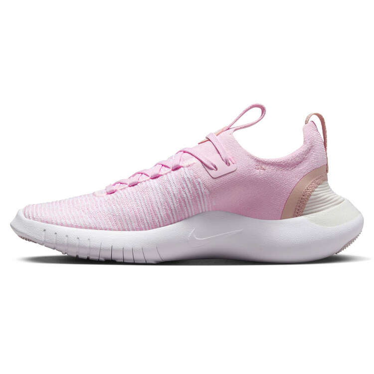 Nike Free Run Flyknit Next Nature Womens Running Shoes Pink/White US 6, Pink/White, rebel_hi-res