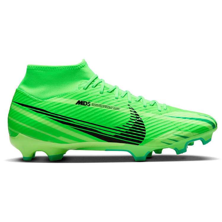 Nike Zoom Mercurial Superfly 9 Academy Football Boots Green US Mens 4 / Womens 5.5, Green, rebel_hi-res