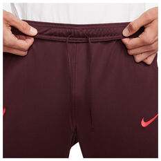 Nike Liverpool FC Mens Strike Dri-FIT Knit Football Track Pants Red L, Red, rebel_hi-res