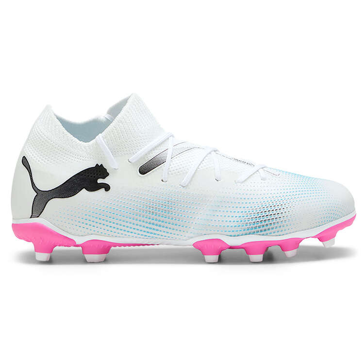 Puma Future Match Kids Football Boots, White, rebel_hi-res