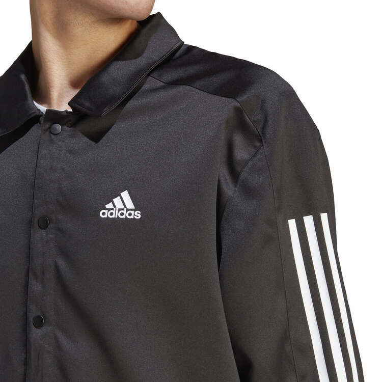 adidas Mens Xpress Coaches Jacket, Black, rebel_hi-res