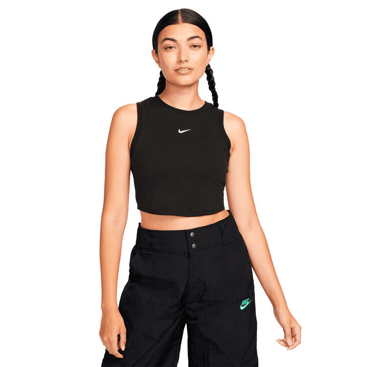 Nike Womens Sportswear Essentials Ribbed Cropped Tank