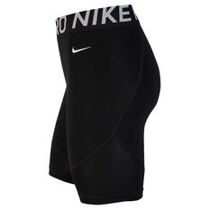 Nike Pro Womens 8in Shorts Black XS, Black, rebel_hi-res