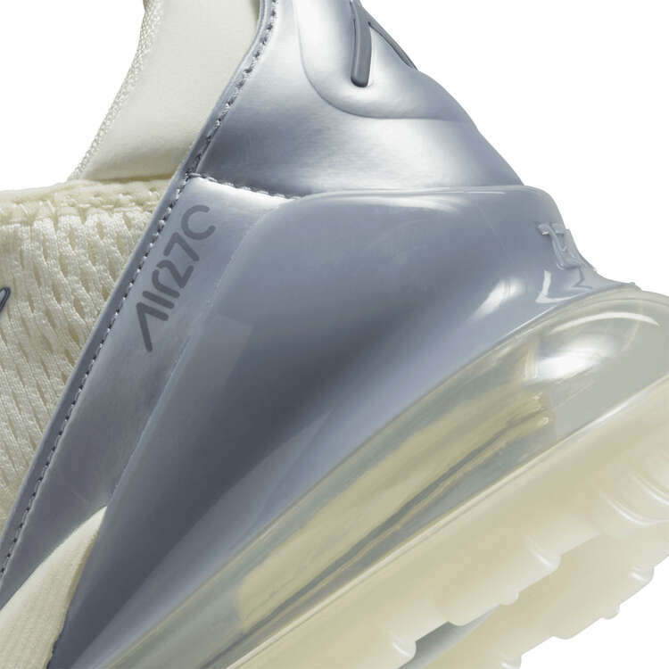 Nike Air Max 270 Womens Casual Shoes, White/Lavender, rebel_hi-res
