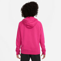 Nike Womens Sportswear Essential Fleece Pullover Hoodie, Pink, rebel_hi-res