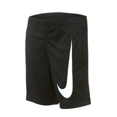 Nike Boys Swoosh Shorts Black 4, Black, rebel_hi-res