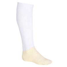 Burley Football Socks White US 7 - 11, White, rebel_hi-res
