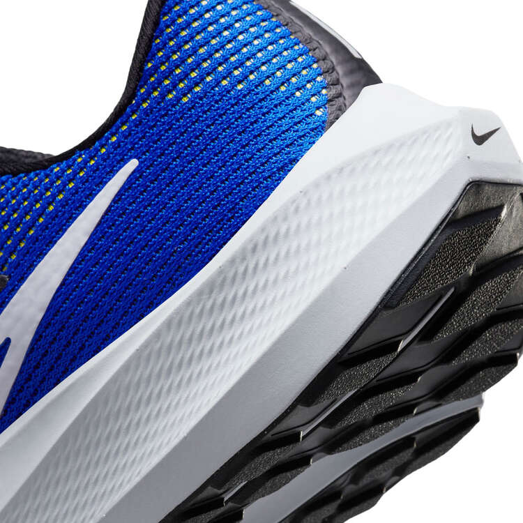 Nike Air Zoom Pegasus 40 Mens Running Shoes, Blue/Yellow, rebel_hi-res
