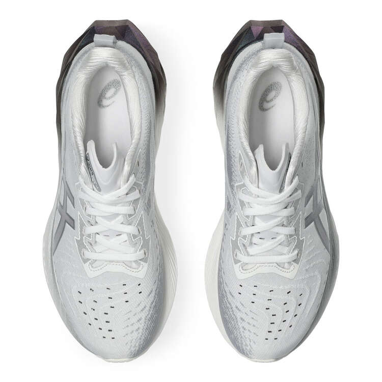 Asics Novablast 4 Womens Running Shoes, White/Silver, rebel_hi-res