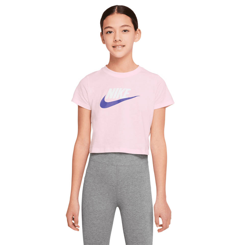 Nike Girls Sportswear Futura Crop Tee | Rebel Sport