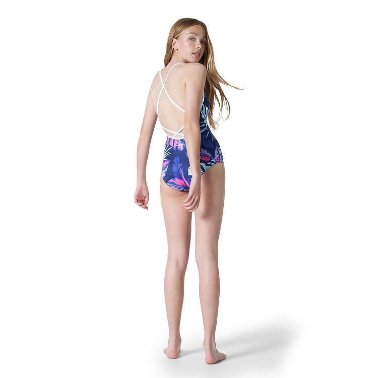 Tahwalhi Girls Pop Trop Swimsuit, Print, rebel_hi-res