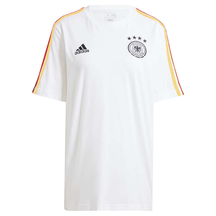 adidas Mens Germany Football DNA Tee, White, rebel_hi-res