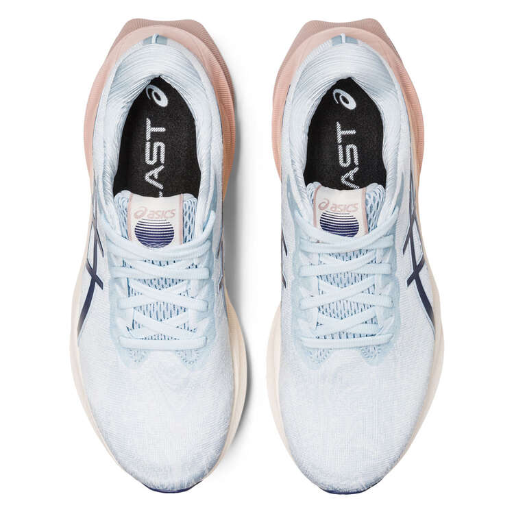 Asics Novablast 3 Nagino Womens Running Shoes, Blue/White, rebel_hi-res