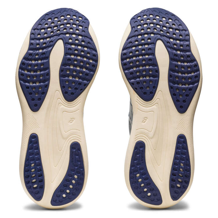 Asics GEL Nimbus 25 Nagino Womens Running Shoes Blue/White US 9, Blue/White, rebel_hi-res