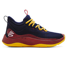 Under Armour Curry HOVR Splash Basketball Shoes Navy US 7, Navy, rebel_hi-res