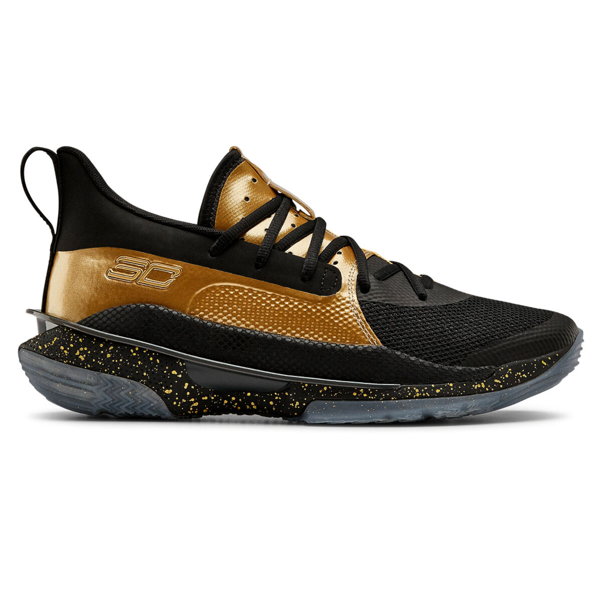 curry shoes black and gold
