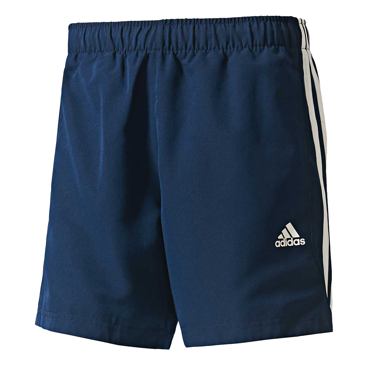 blue adidas three stripe shorts
