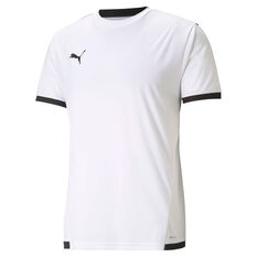 Puma TeamLIGA Mens Football Jersey White S, White, rebel_hi-res