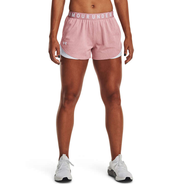 Under Armour Womens Play Up 3.0 Twist Shorts Pink XS, Pink, rebel_hi-res
