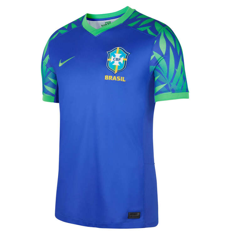 Nike Brazil 2023 Stadium Away Dri-FIT Football Jersey Blue L, Blue, rebel_hi-res