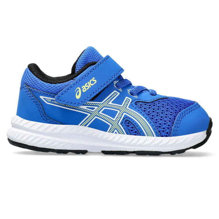 Asics Contend 8 Toddlers Shoes, Blue/Yellow, rebel_hi-res