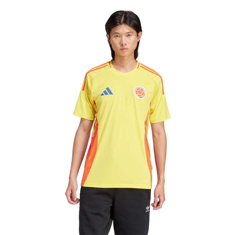 Colombia 2024/25 Home Jersey Yellow S, Yellow, rebel_hi-res