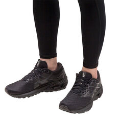 Mizuno Wave Inspire 18 Womens Running Shoes, Black, rebel_hi-res
