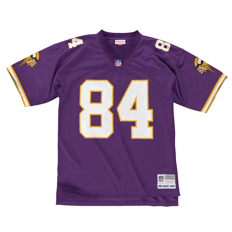 Minnesota Vikings Randy Moss Mens Legacy Jersey Purple S, Purple, rebel_hi-res