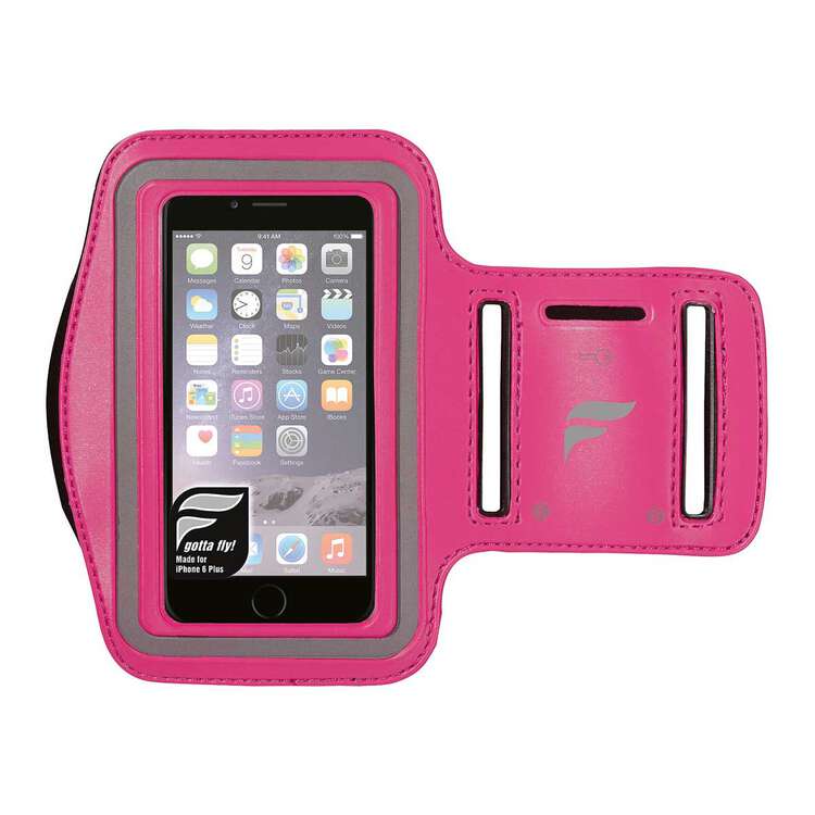 Fly Active iPhone 6 Plus Audio Armband Pink OSFA, Pink, rebel_hi-res
