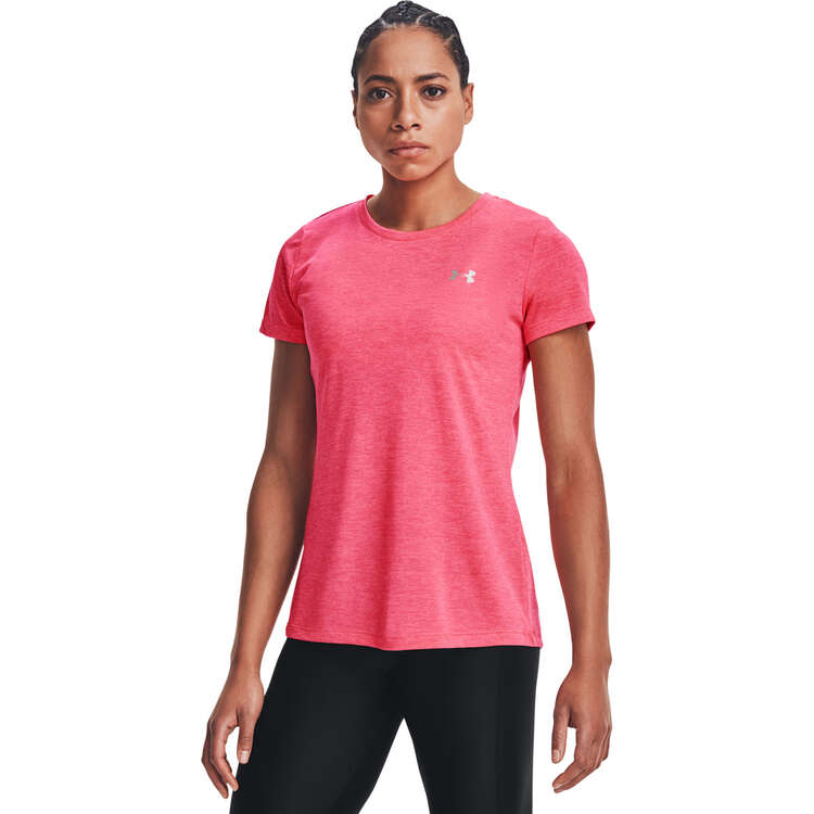 Under Armour Womens UA Tech Twist Tee Red XS, Red, rebel_hi-res