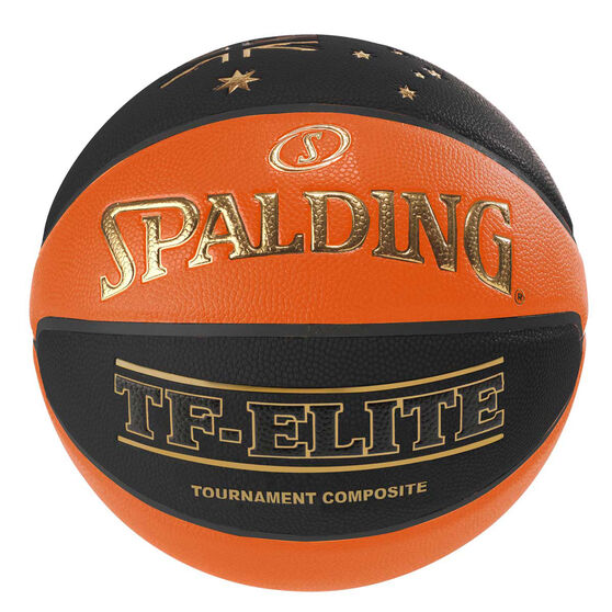 Spalding TF - Elite Basketball Australia Indoor Basketball, Orange / Black, rebel_hi-res