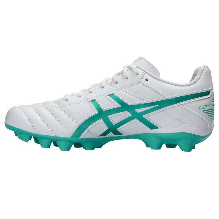 Asics Lethal Speed RS 2 Football Boots White/Green US Mens 7 / Womens 8.5, White/Green, rebel_hi-res