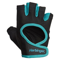 Harbinger Womens Power Glove Blue S, Blue, rebel_hi-res