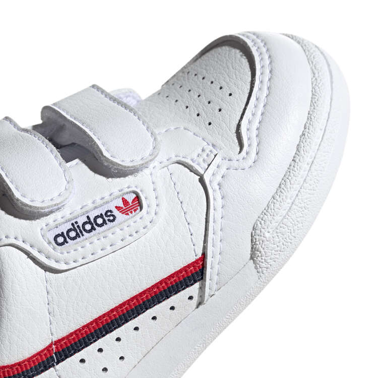 adidas Originals Continental 80 Toddlers Shoes White US 6, White, rebel_hi-res