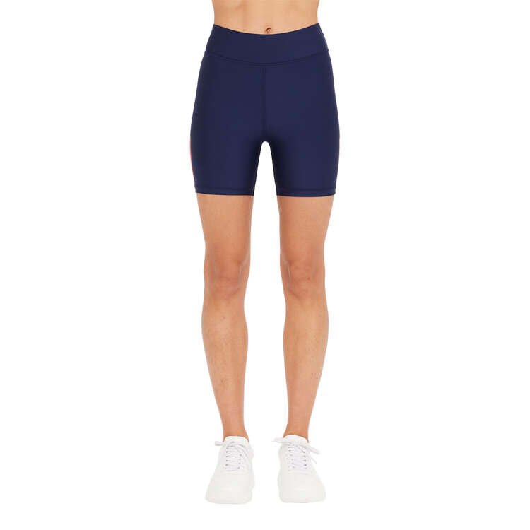 The Upside Womens Playback 6 Inch Spin Shorts, Navy, rebel_hi-res