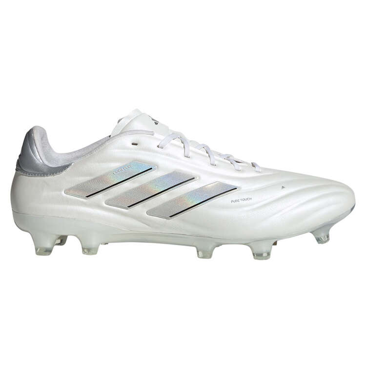 adidas Copa Pure 2 Elite Football Boots, White/Silver, rebel_hi-res