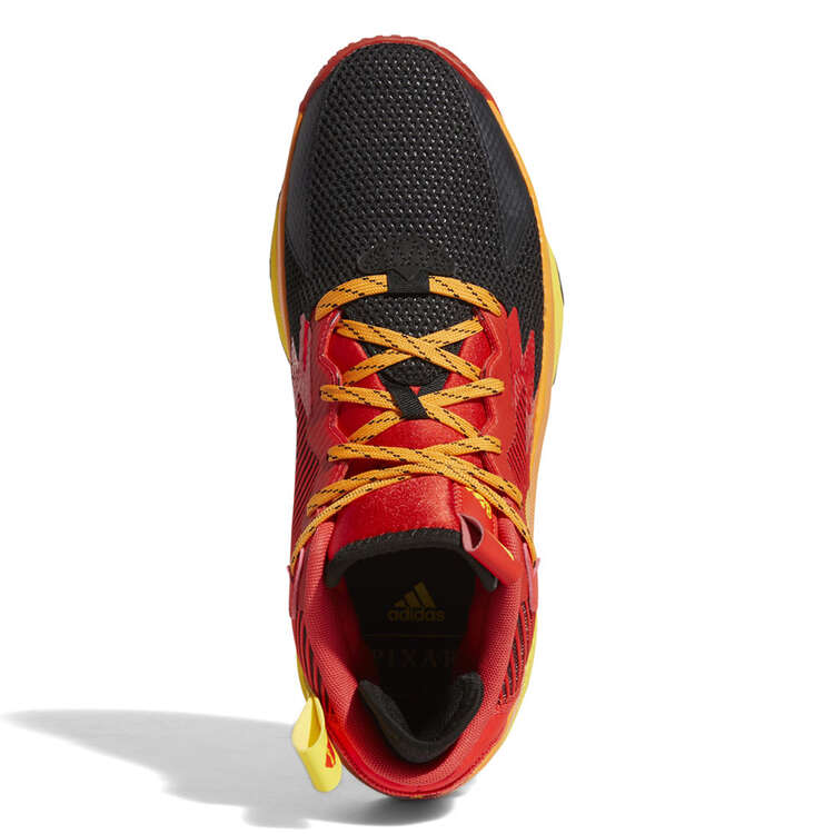 adidas Dame 8 Mr. Incredible Basketball Shoes, Red/Yellow, rebel_hi-res